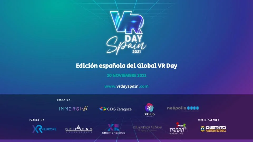 Organizers and sponsors of VR Day Spain 2021