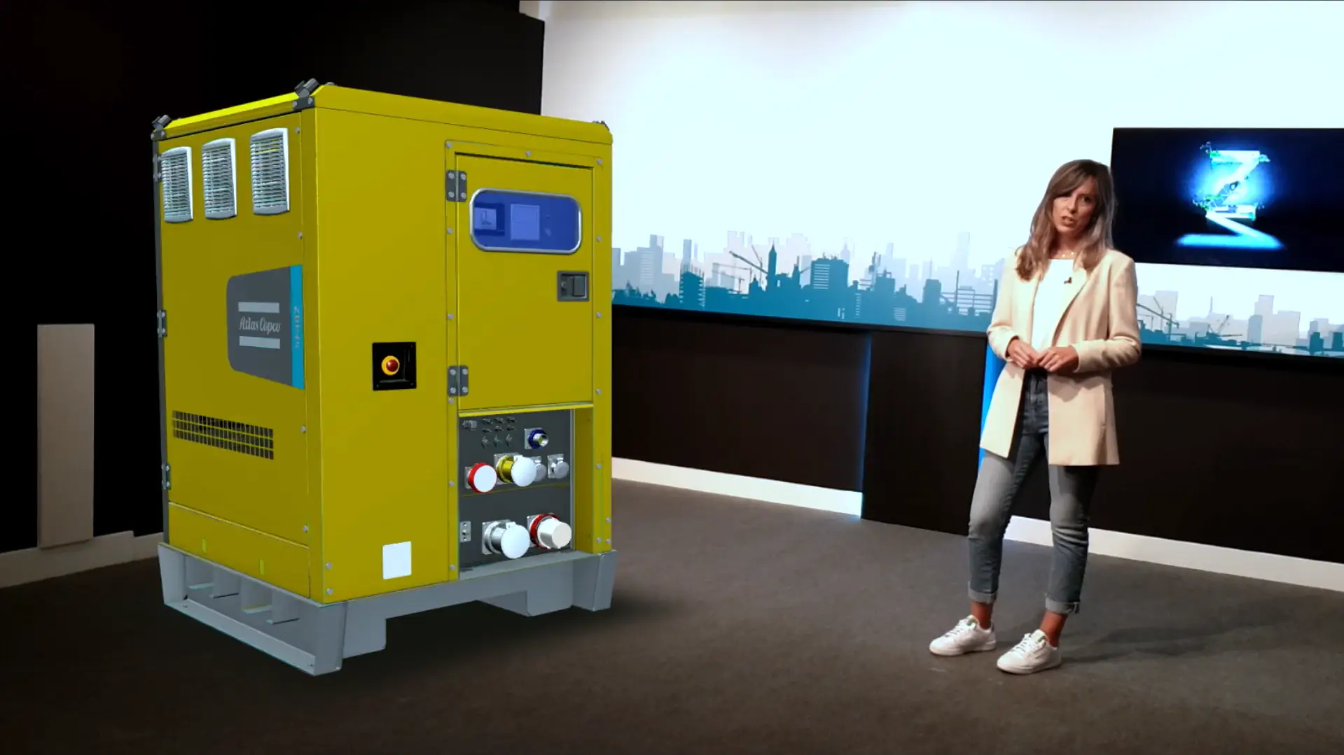 ejemplo de uso de la realidad aumentada para mostrar productos industriales