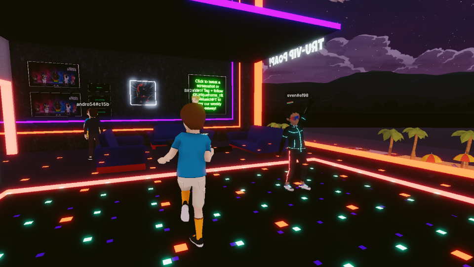 Negocio de discotecas y pubs en el metaverso decentraland