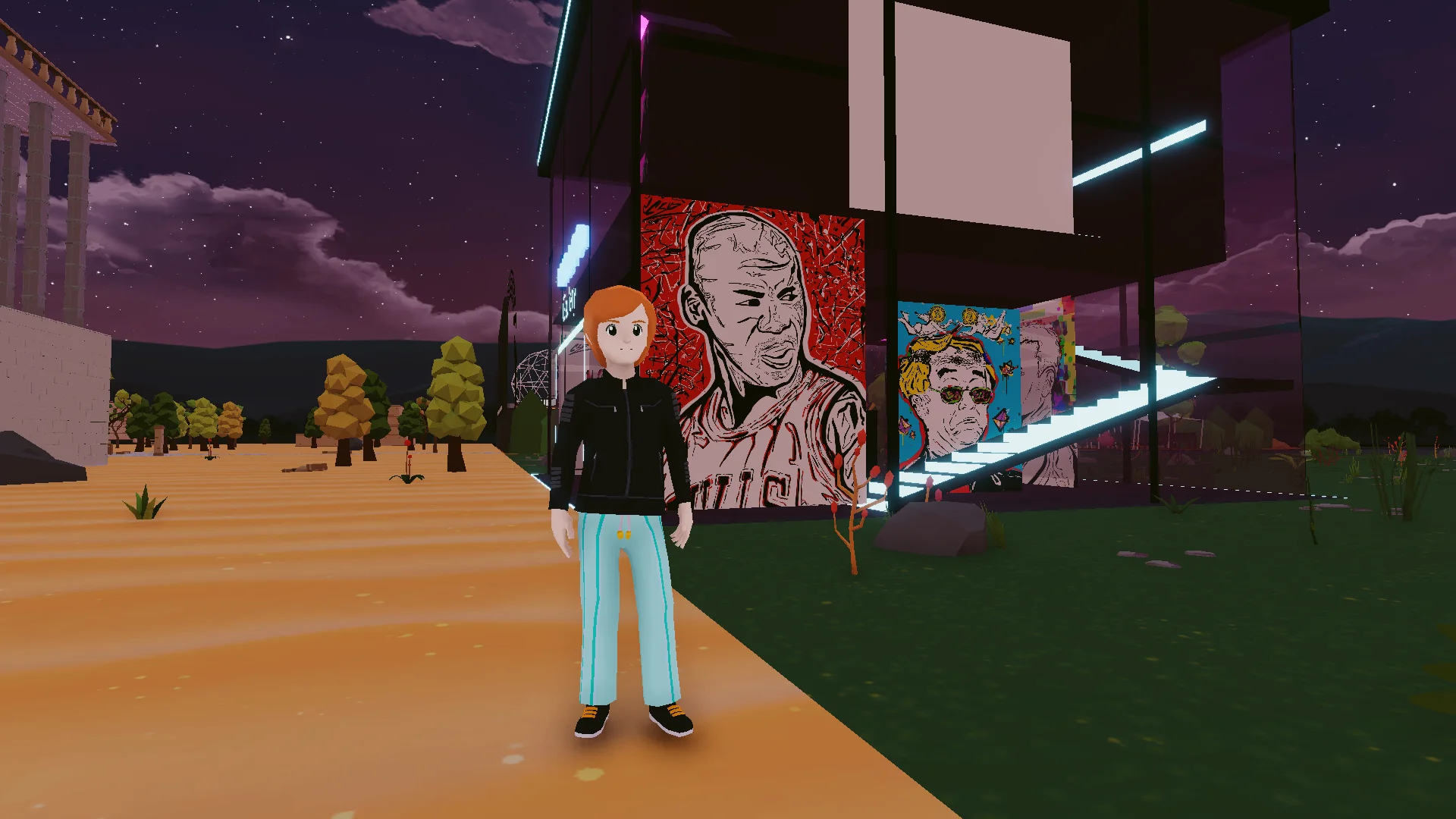 Negocio de galer&iacute;as de arte NFT en el metaverso decentraland