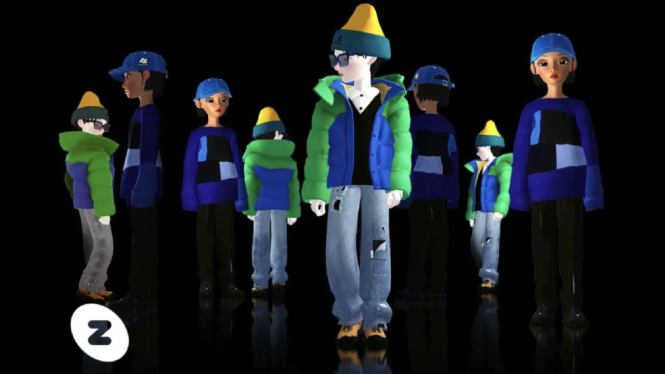 avatares virtuales con ropa digital nft de Zara