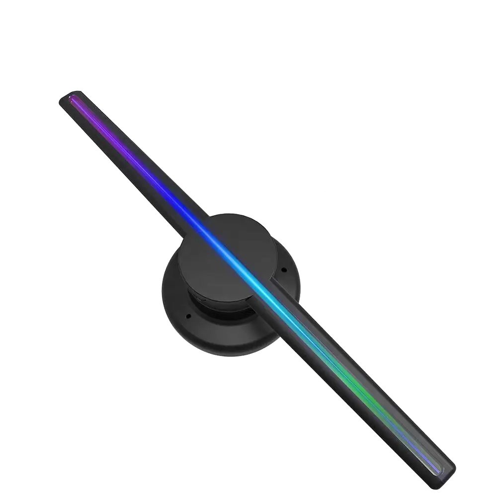 Ventilador Holográfico 3D con luces LED