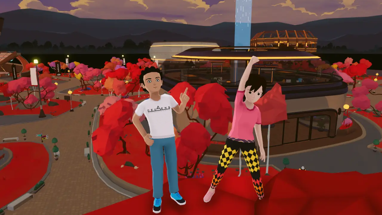 Entorno Virtual 3D Decentraland Avatares Weareables DeuSens