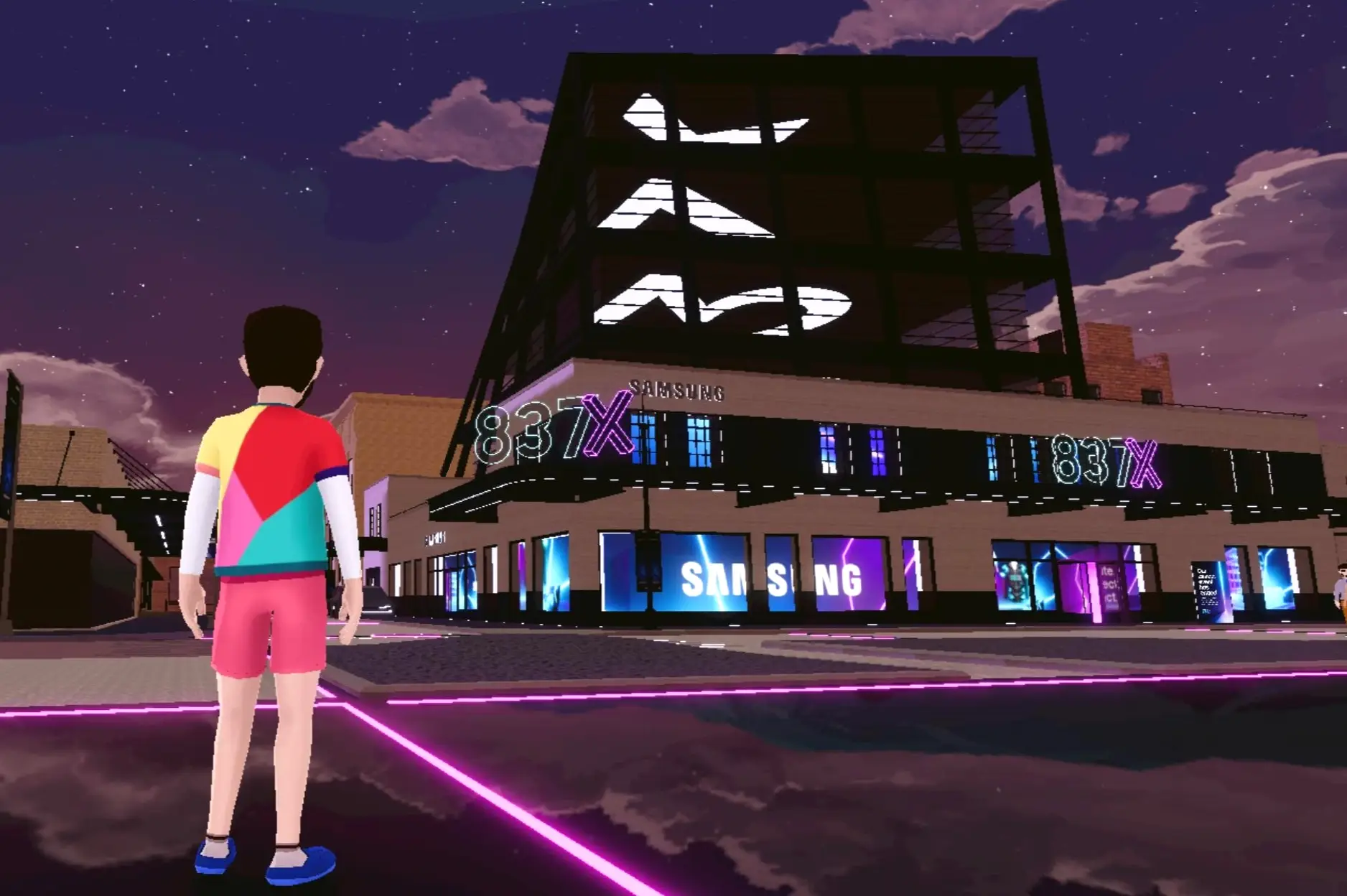Samsung Store 837X in Decentraland categories NFT items