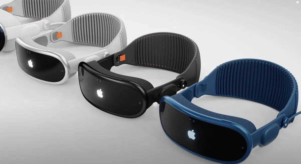 Possible design of the Apple Vision Air, version 2 of the Apple Vision Pro, lighter and more affordable