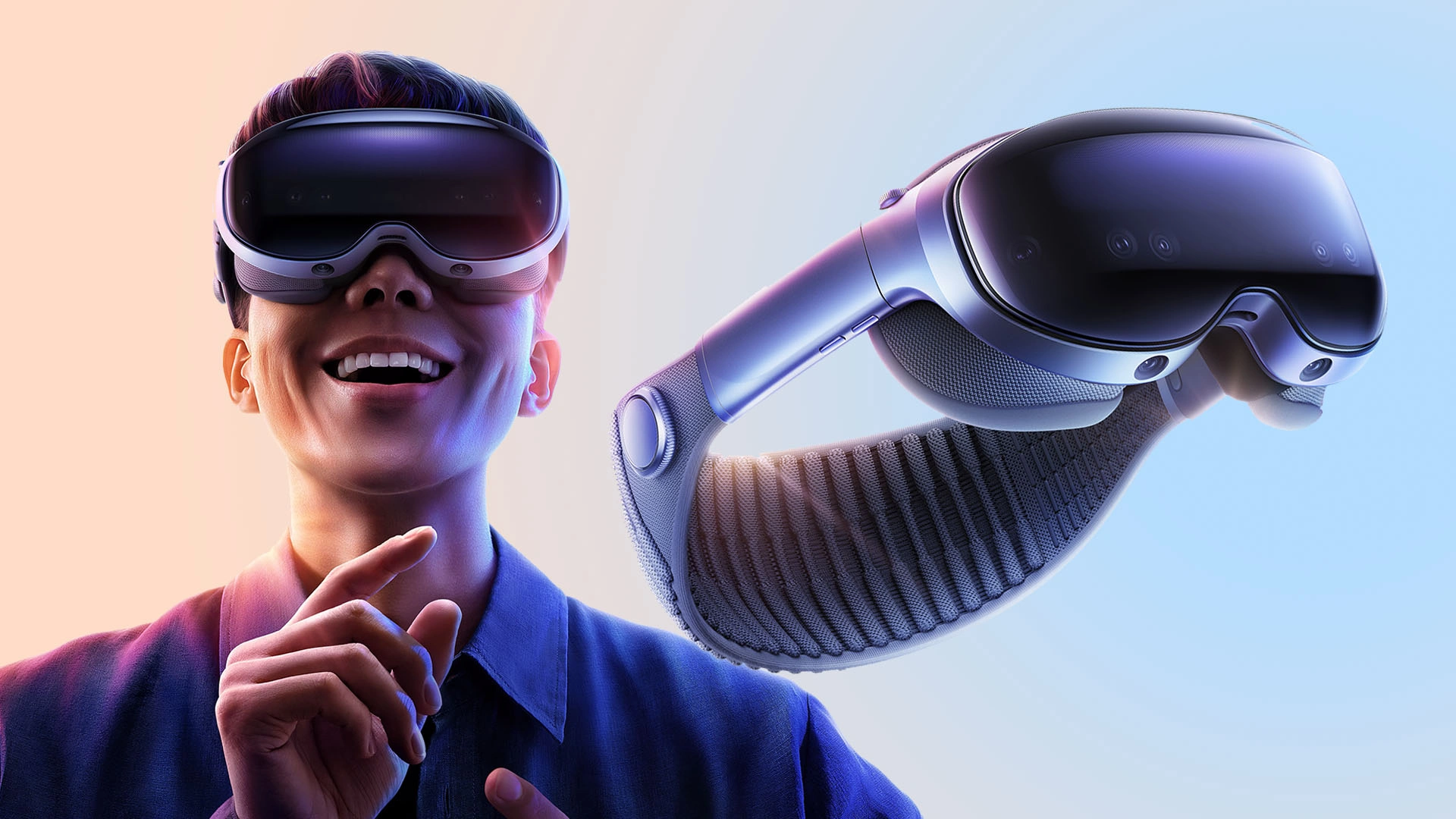 Presentation image of the new XR glasses from Chinese brand VIVO