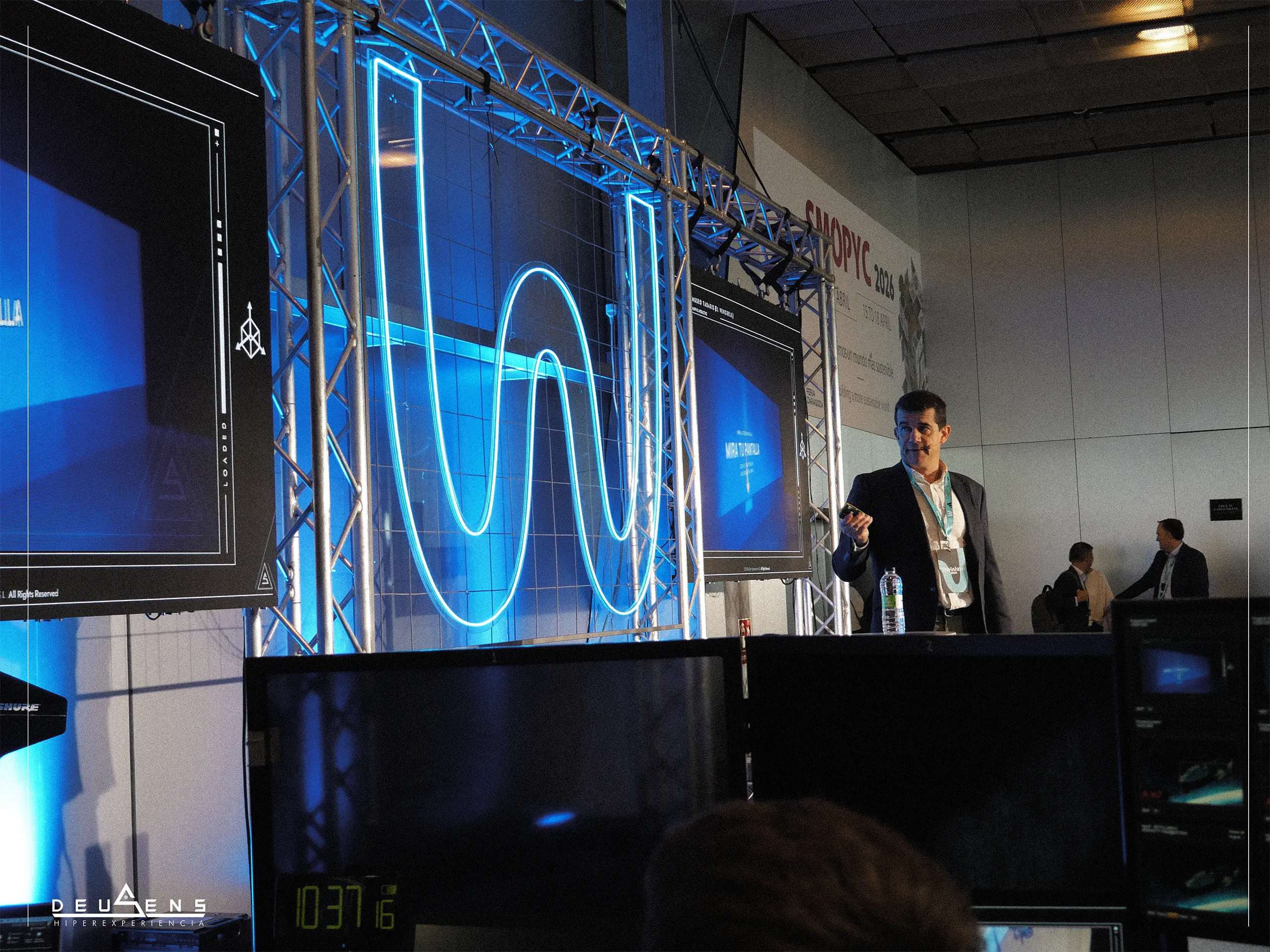 Francisco Javier Alonso Peña durante il suo intervento sul turismo tecnologico a Expo Horizon