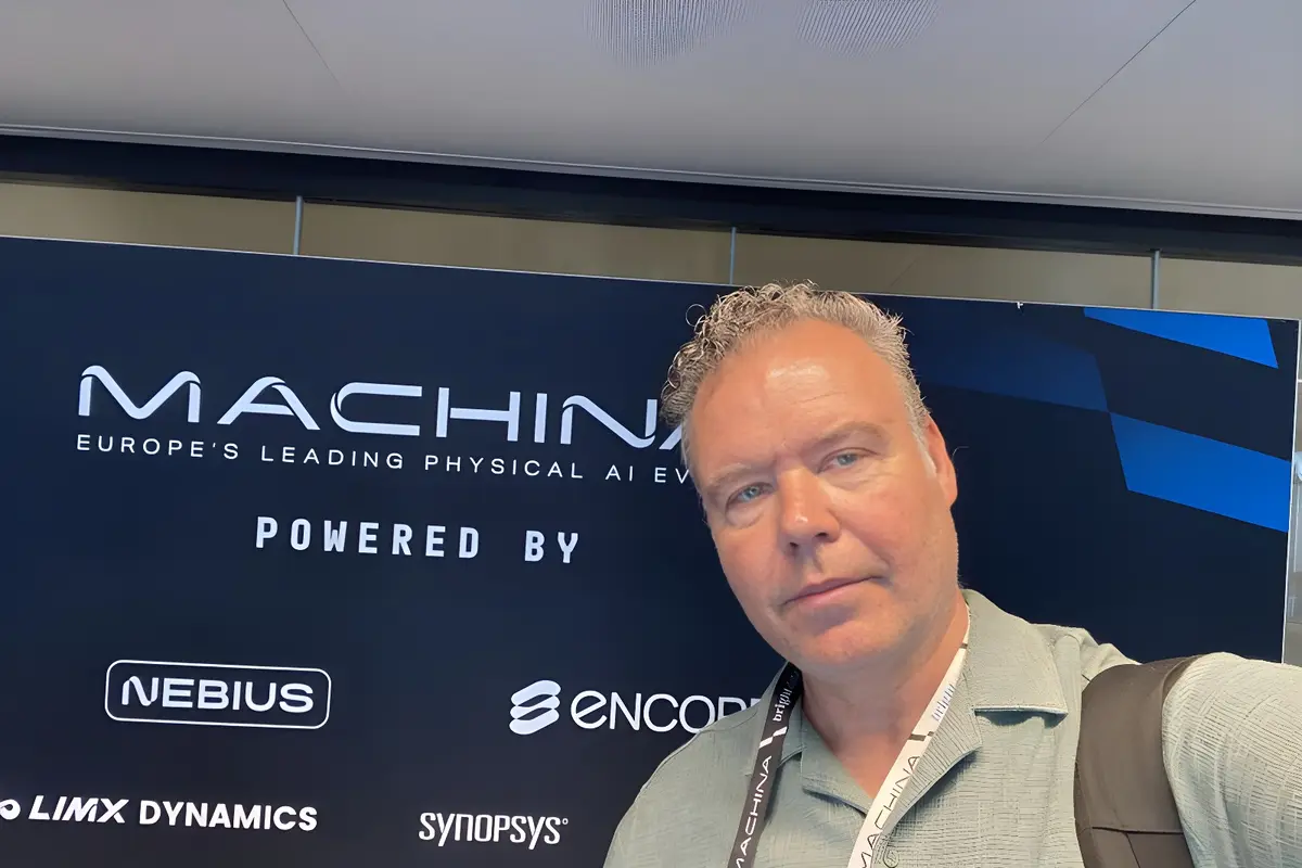 Emili Blanque from DeuSens at MACHINA Summit 2026 at Station F Paris