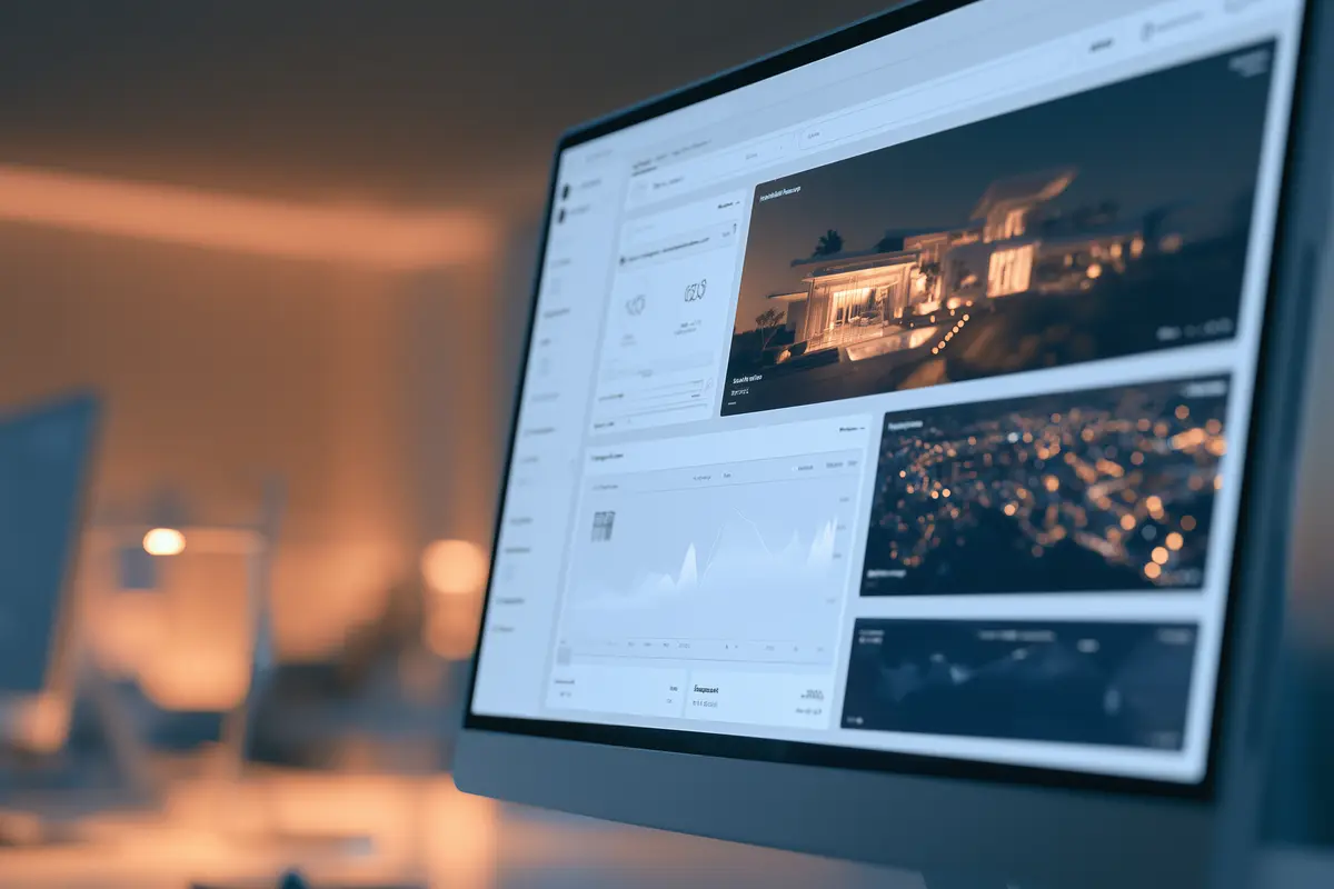 Telecom operator network operations center with AI dashboards for predictive management