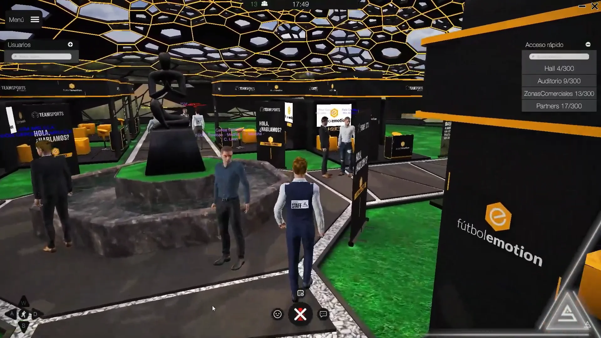 el metaverso de DeuSens con su plataforma de eventos online