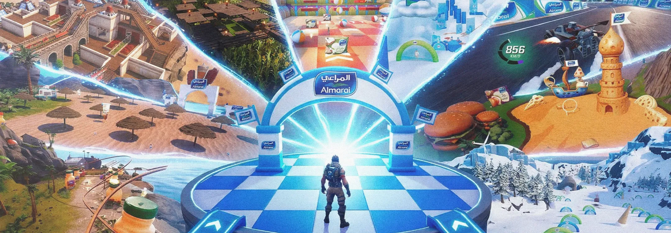 Almarai Land, gaming experience in Fortnite