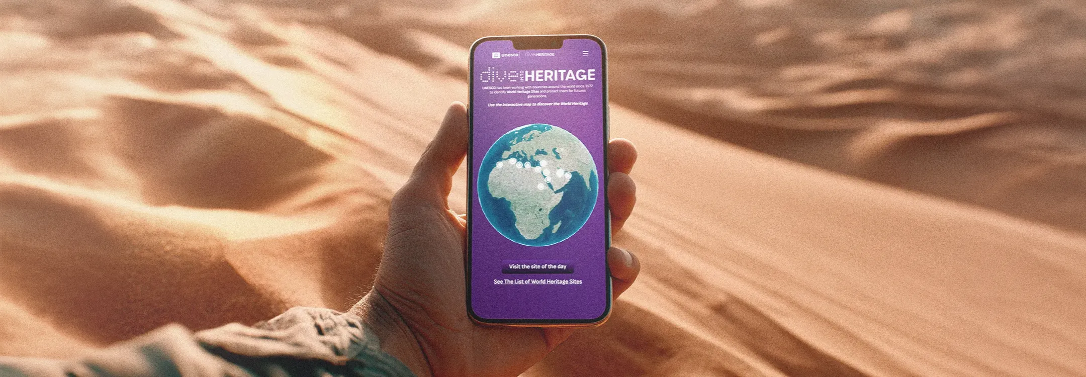 Dive into Heritage, web platform for UNESCO